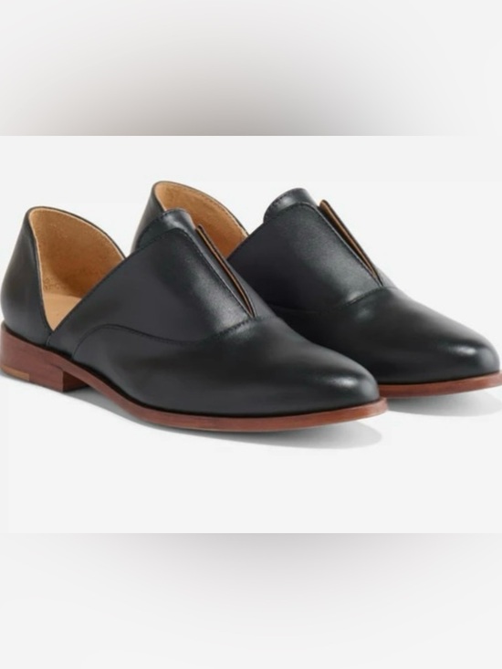 Nisolo Shoes - NISOLO EMMA D’ORSAY SLIP ON OXFORD FLATS WOMEN’S 9.5 BLACK